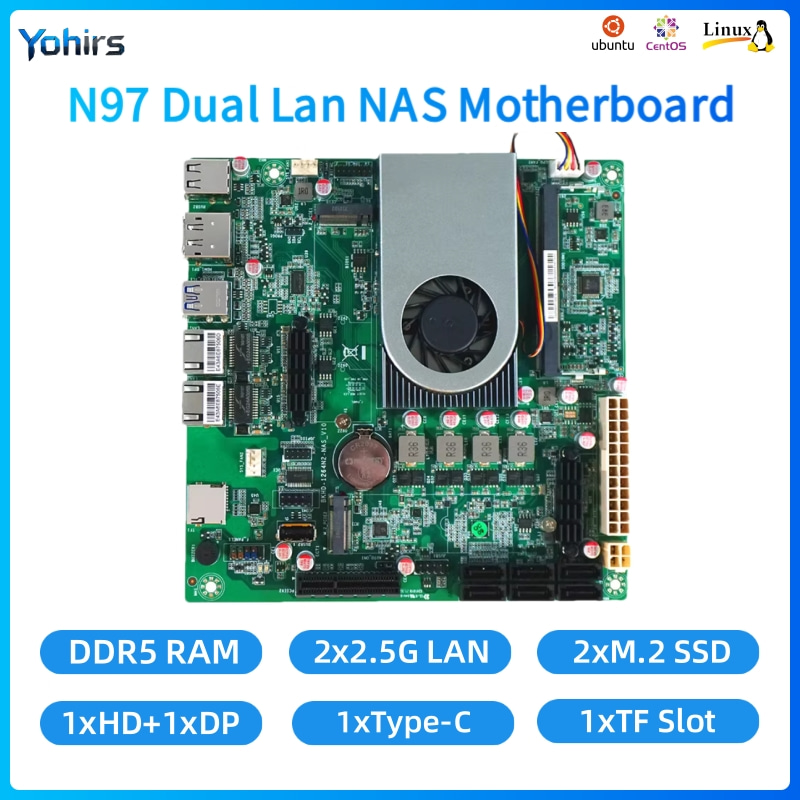 Mini Itx Dual 2.5G Nas Motherboard - Материнская плата Yohirs NAS Mini ITX