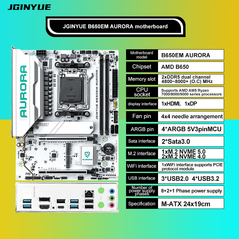 Игровые материнские платы B650 – обзор и цена Am5 Micro Atx Pcie 5.0 Motherboard