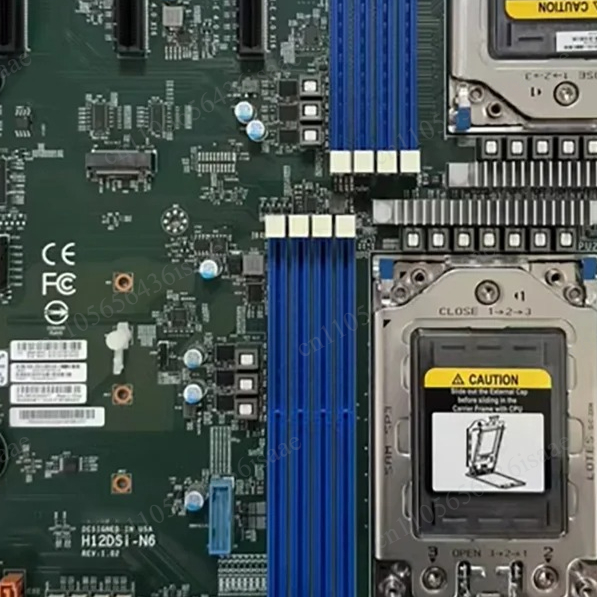 Серверная материнская плата H1 – обзор и цена Dual Socket Sp3 Epyc Motherboard