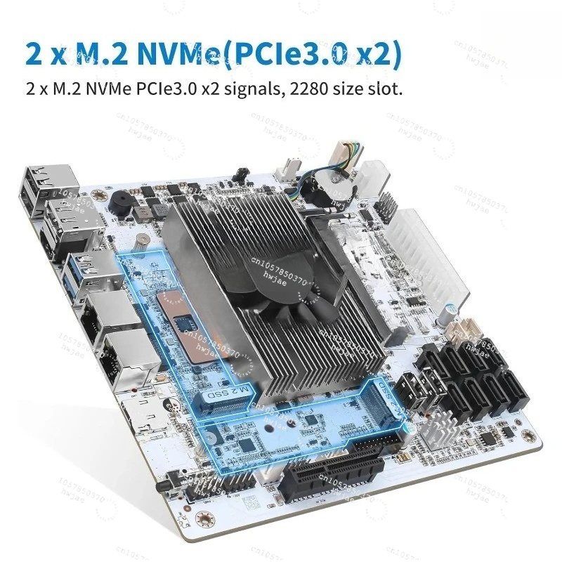 Материнская плата Mini ITX бел – обзор и цена Mini Itx Dual 2.5G Nas Motherboard