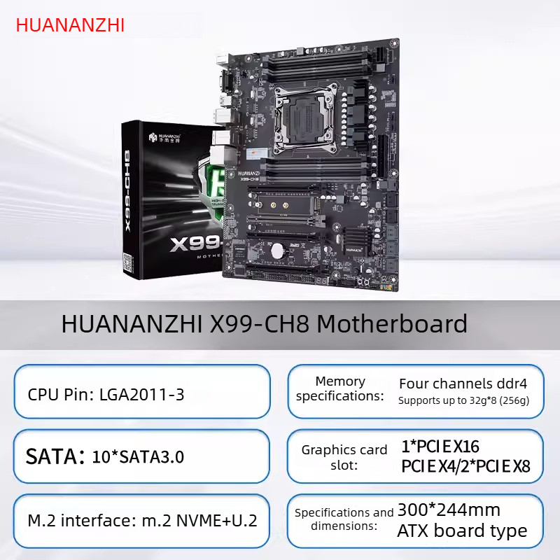 Материнская плата HUANANZHI LG – обзор и цена Dual Lga2011-3 Server Motherboard Combo