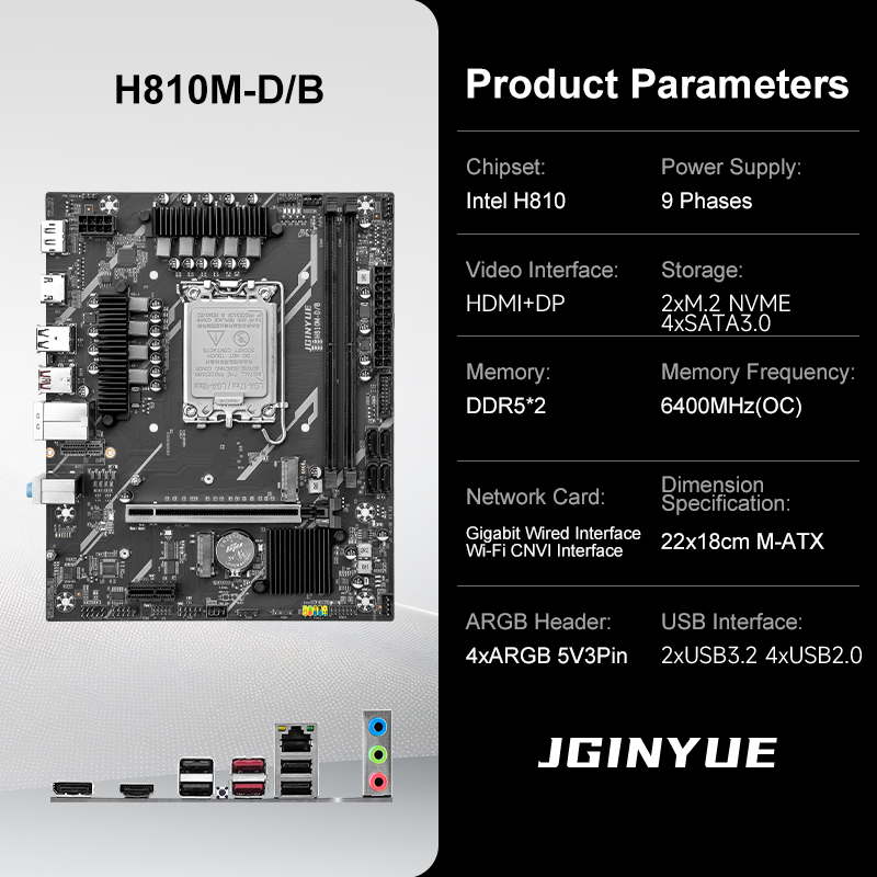 Игровая материнская плата JGIN – обзор и цена Lga1851 Gaming Motherboard