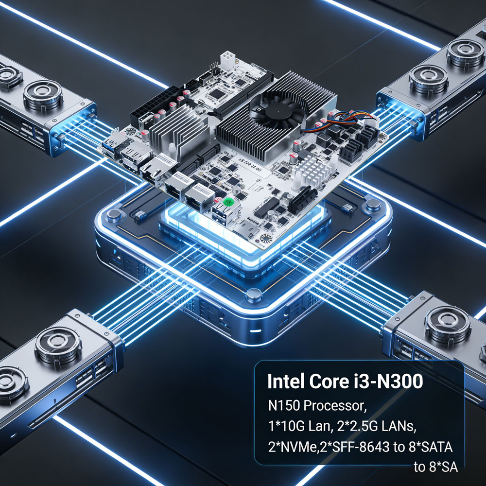 Материнская плата Mini ITX для – обзор и цена Mini Itx Dual 2.5G Nas Motherboard